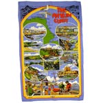The Antrim coast tea towel