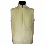Aran Knitted Wool Body Warmer