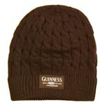 Black Aran Guinness Trademark Knit Hat