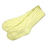 Aran Handknitted Wool Socks