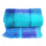 Turquoise Mohair Throw - M81