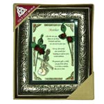 Cold cast Bronze shadow box - Mother