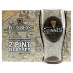 Guinness Pint Glass twin pack - 2012
