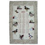 Wild duck calandar tea-towel