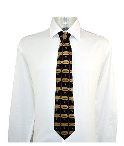 (image for) Guinness "Big Pint" - Pure Silk Neck tie -Wine
