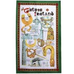 Celtic Ireland tea towel