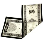 Celtic Renaissance silk scarf � black