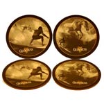 Set of 4 Cork Backed Guinness Coasters