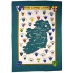 Irish County Crests tea-towel Irish County Crests tea-towel