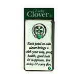 Lucky Irish fridge magnet � Each petal on this clover...