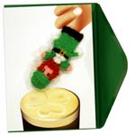 Finger puppet card � Paddy and Guinness