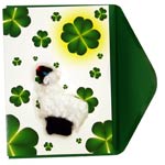 Finger puppet card � sheep