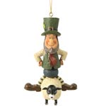 Sheepback Rider pendant � Finnians Irish Figurines