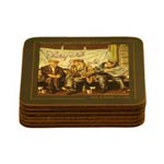 Humorous Irish Paintings Coasters