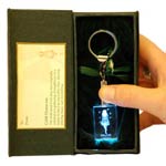 Lightup Irish Dancer Glass Keychain