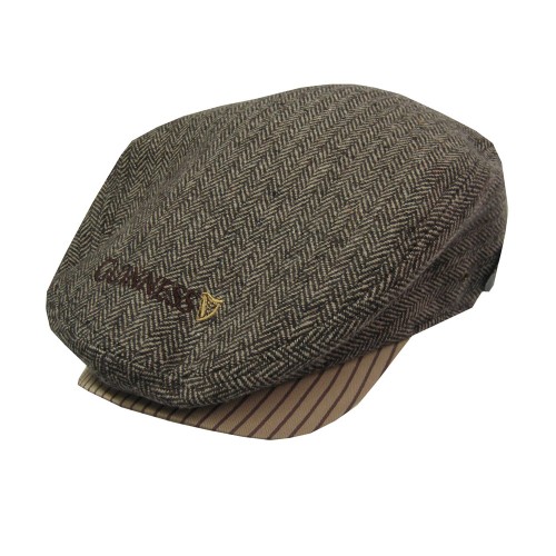 Brown/Tweed Guinness Flat Cap