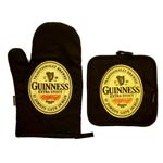 Guinness oven gloves and pot holder