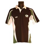 Black & Green Mesh Guinness Rugby Shirt
