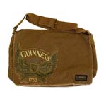 Canvas Guinness messenger bag - brown