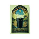 Embossed postcard and magnet - Guinness pint