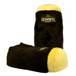 Giant pint of Guinness slippers