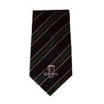 Black/grey Guinness green stripe pint tie
