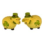 Irish sheep Salt and Pepper set.