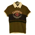 Khaki Guinness Ladies Rugby Shirt