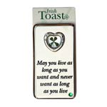 (image for) Lucky Irish fridge magnet – May you live as long...