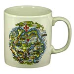 Northern Ireland Map Coffee Mug