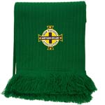 Plain green Northern Ireland scarf