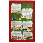 Irish Recipies tea towel