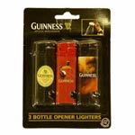 Bottle top opener / lighter - set of 3