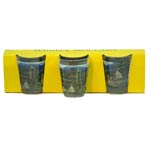 Set of 3 Northern Irish shot glasses