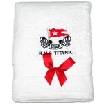 Titanic bath towel