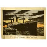 Titanic and Nomadic Tea towel