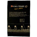 Titanic facts and figures tea-towel