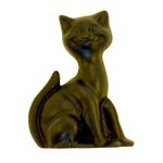 Lucky Black Bog Cat - Irish Turf Sculpture