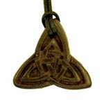 3 point Celtic design - Irish turf pendant