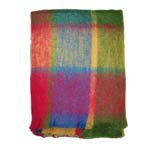 Multi Colour Mohair Throw - M94