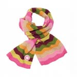 Avoca Woven Scarf - Cerise