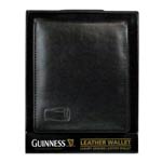 Guinness Black Leather Wallet with pint logo