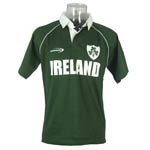 Lansdowne green Ireland rugby shirt with piping