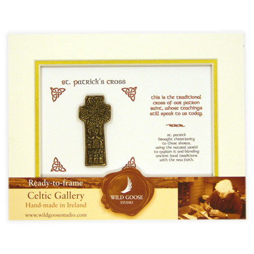 Framed St Patricks Cross – Wild Goose Studio (image for) Framed St Patricks Cross – Wild Goose Studio