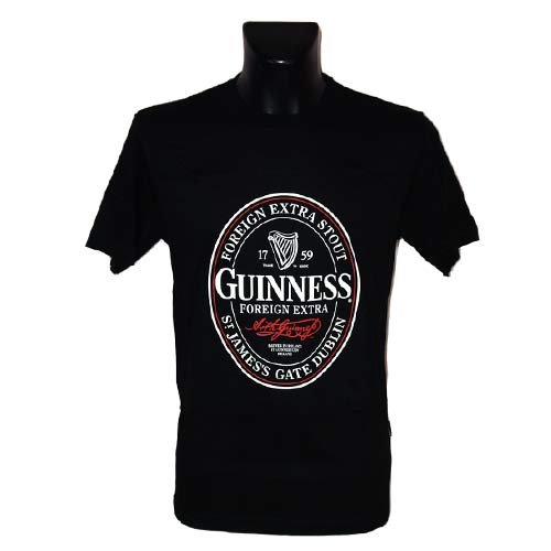 Guinness Label print t-shirt - Click Image to Close
