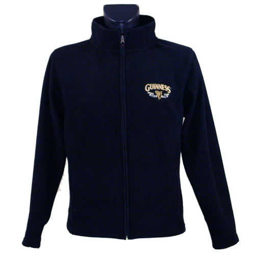 Black Guinness harp trademark fleece (image for) Black Guinness harp trademark fleece
