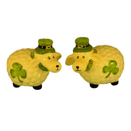 Irish sheep Salt and Pepper set. - Click Image to Close