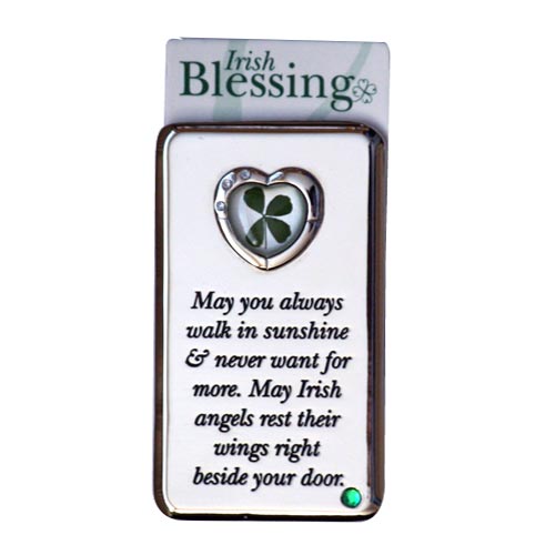(image for) Lucky Irish fridge magnet – May you always walk...