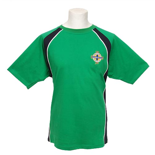 Northern Ireland football Kids Green t-shirt - Click Image to Close
