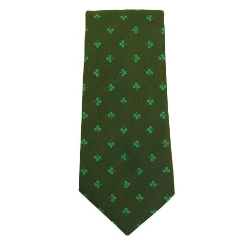 Shamrock - Green - Irish Neck Tie (image for) Shamrock - Green - Irish Neck Tie